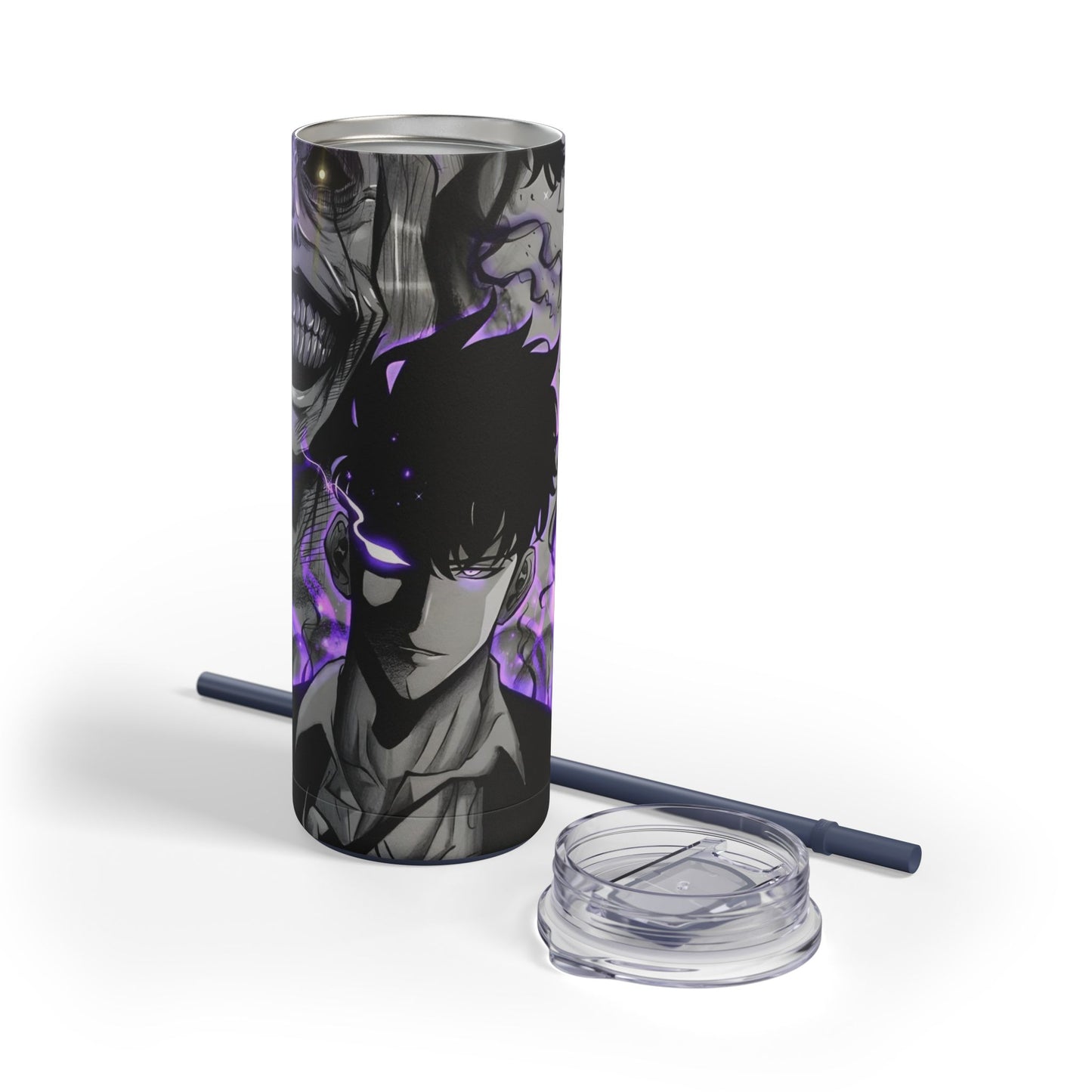 OMNI™ Solo Leveling Shadow Monarch Skinny Matte Tumbler