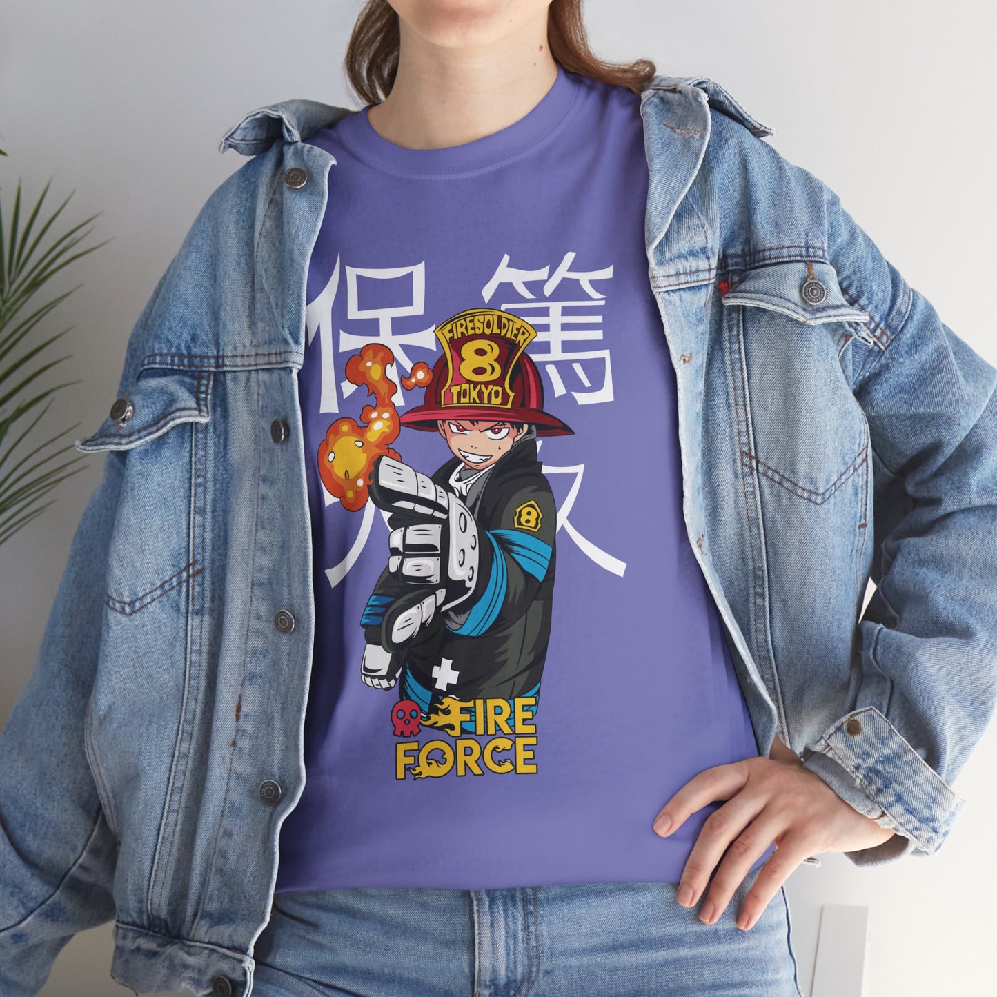 OMNI™ Fire Force Shinra Kusakabe Unisex Heavy Cotton T-Shirt