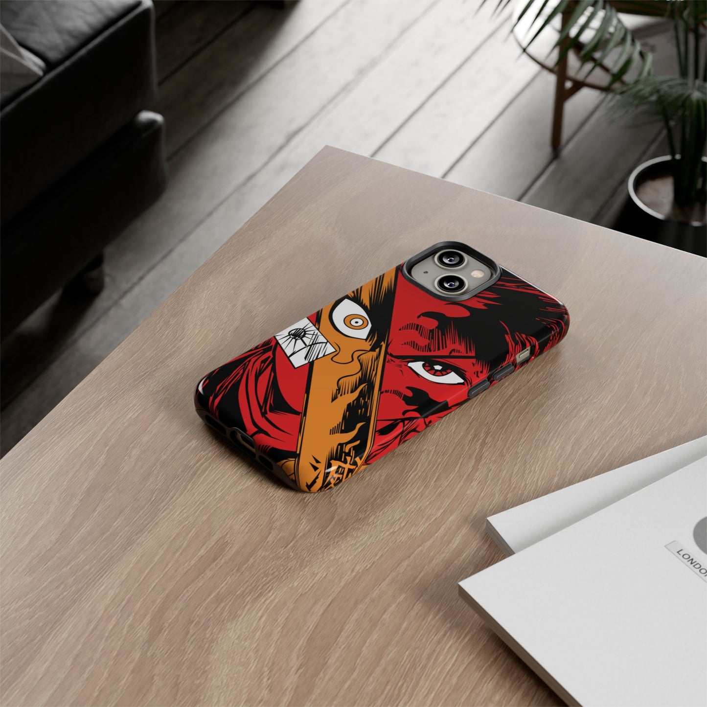 OMNI™ Demon Slayer Tanjiro Kamado Slayer Mark Double Layered Phone Case