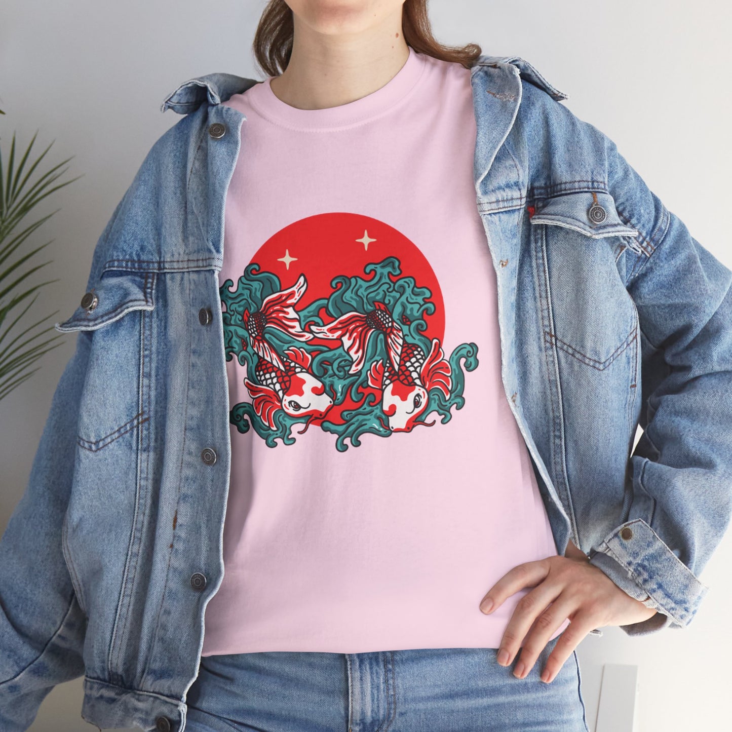 OMNI™ Japanese Koi Unisex Heavy Cotton T-Shirt
