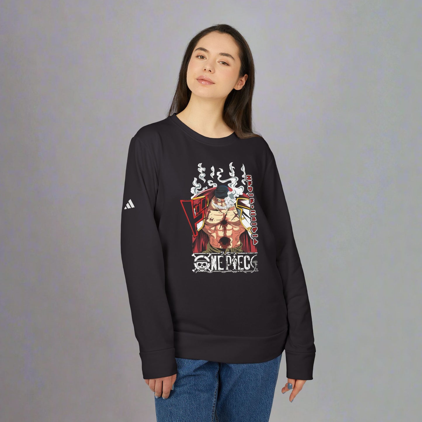 OMNI™ One Piece Edward "Whitebeard" Newgate Adidas Unisex Fleece Crewneck Sweatshirt