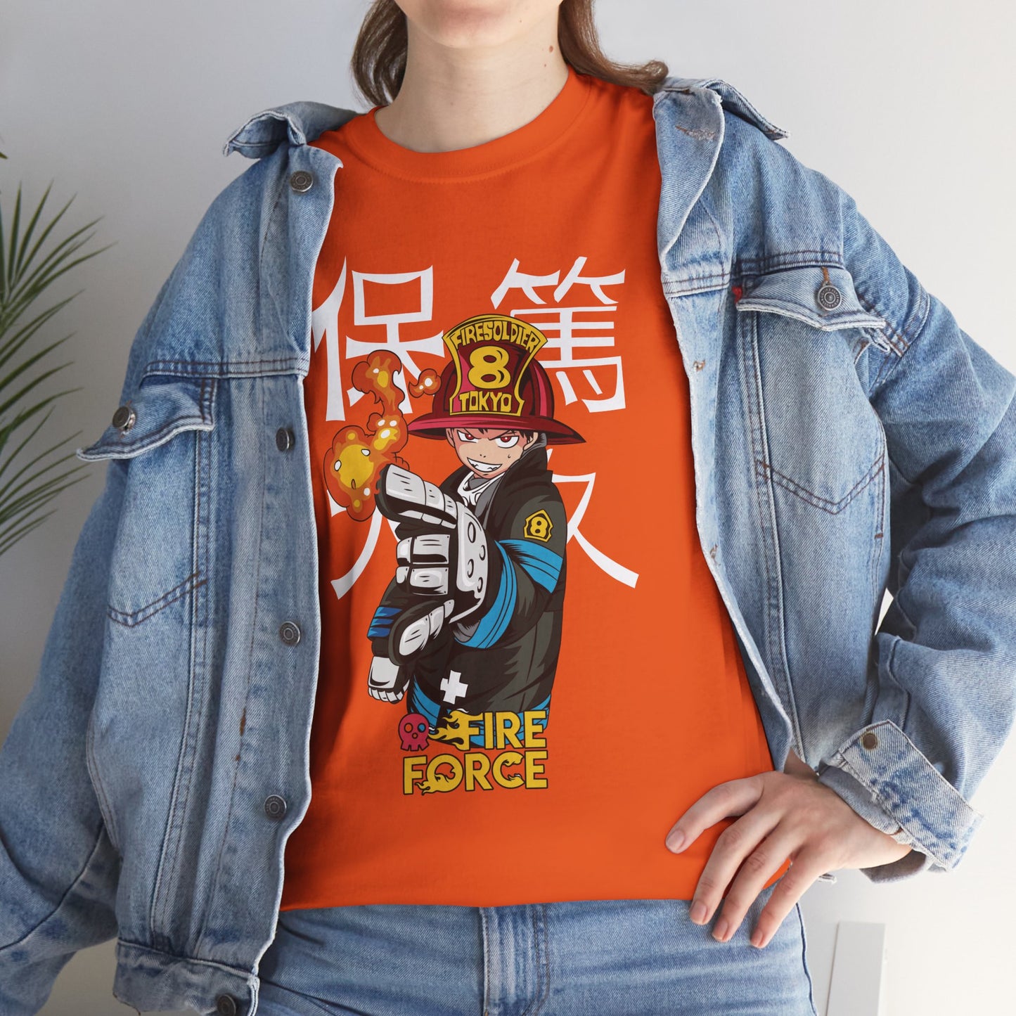 OMNI™ Fire Force Shinra Kusakabe Unisex Heavy Cotton T-Shirt
