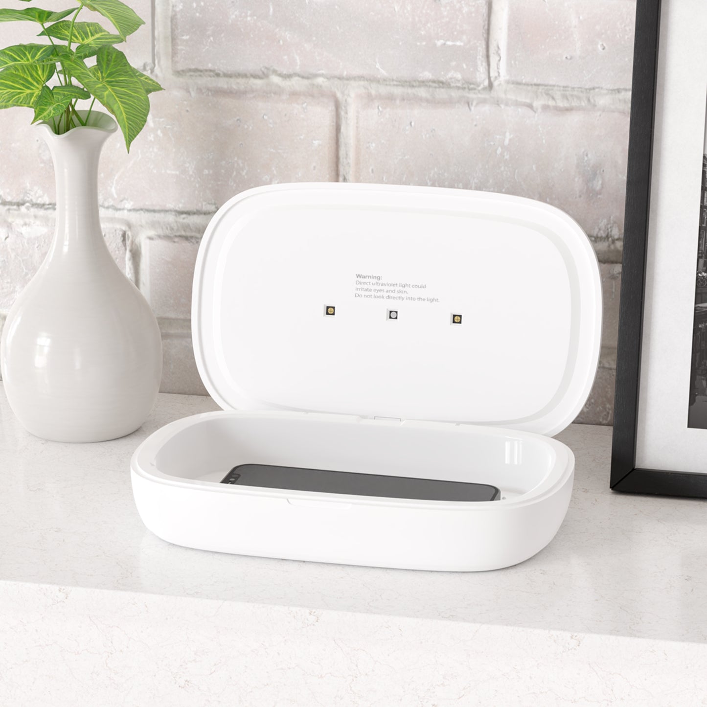 OMNI™ Roses UV Phone Sanitizer and Wireless Charging Pad