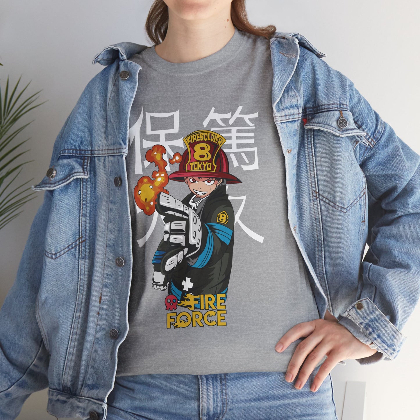 OMNI™ Fire Force Shinra Kusakabe Unisex Heavy Cotton T-Shirt
