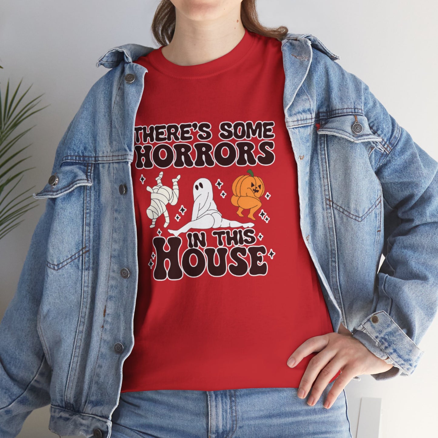 There's Some Horrors In This House Unisex Heavy Cotton Tee