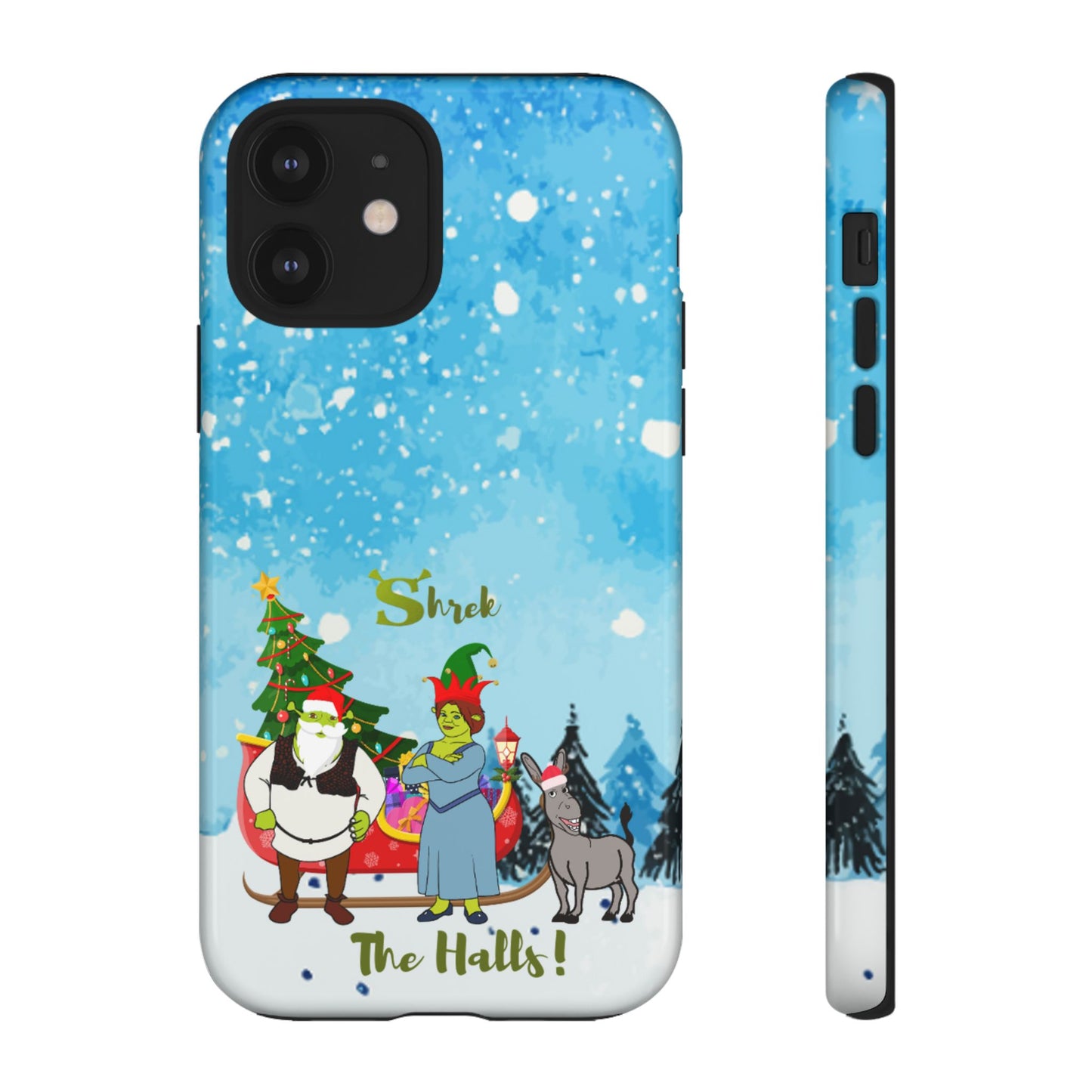 OMNI™ Shrek The Halls! (Shrek Trio: Shrek, Fiona and Donkey) Christmas Themed Phone Cases