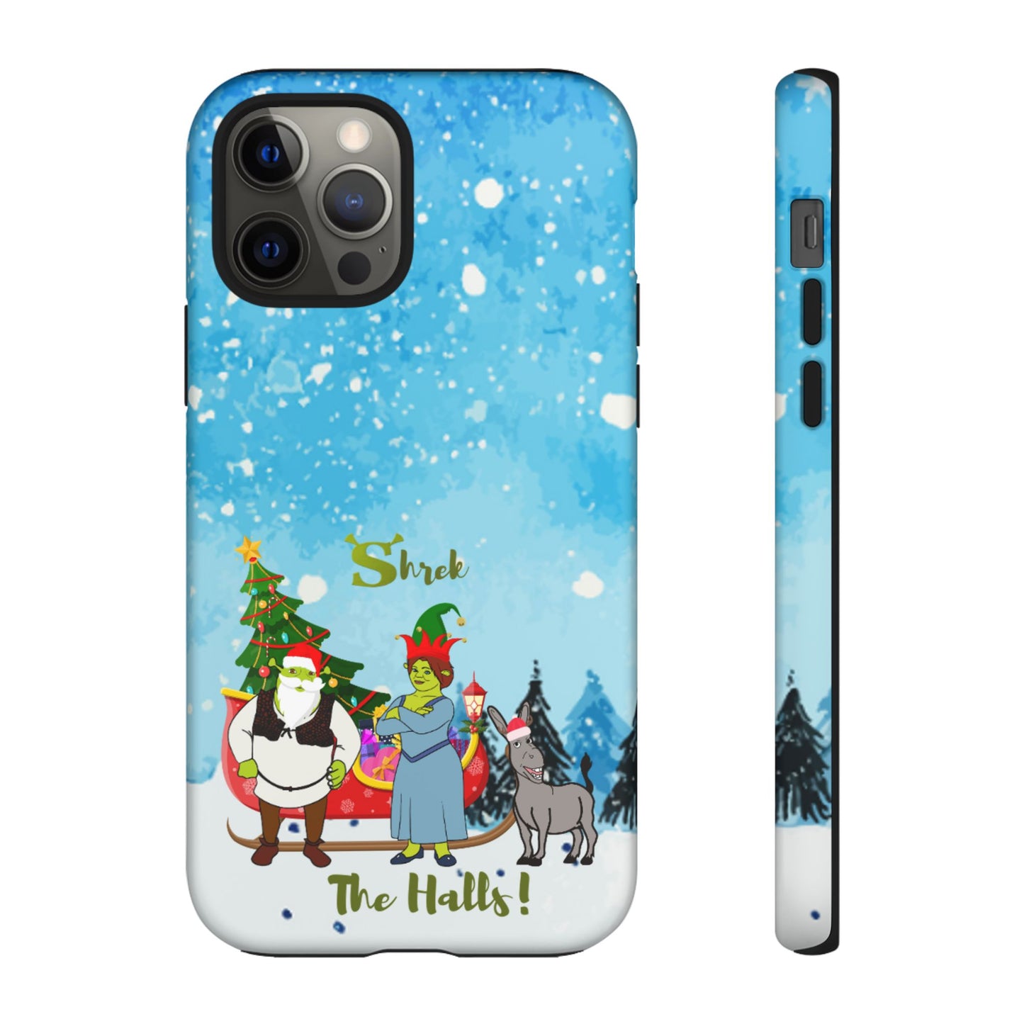 OMNI™ Shrek The Halls! (Shrek Trio: Shrek, Fiona and Donkey) Christmas Themed Phone Cases