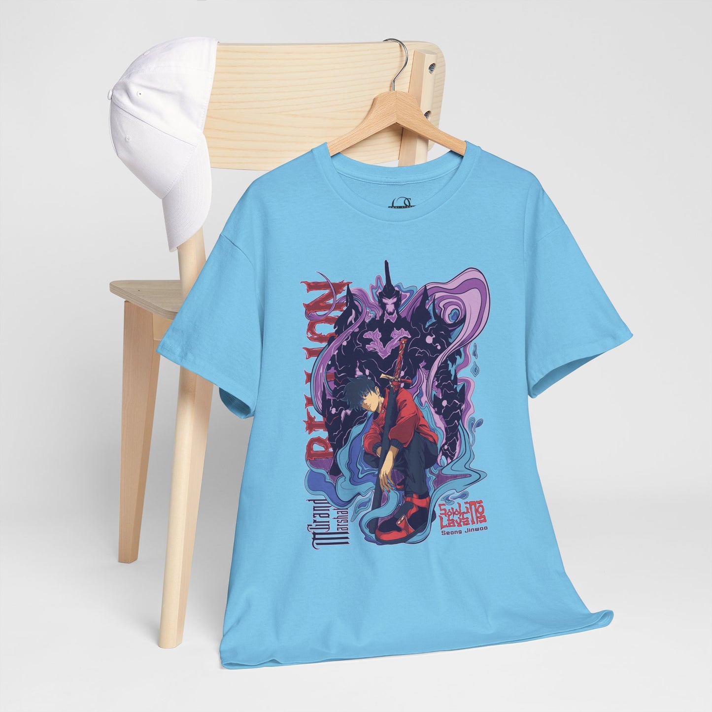 OMNI™ Solo Leveling Sung Drip-Woo Unisex Heavy Cotton T-Shirt