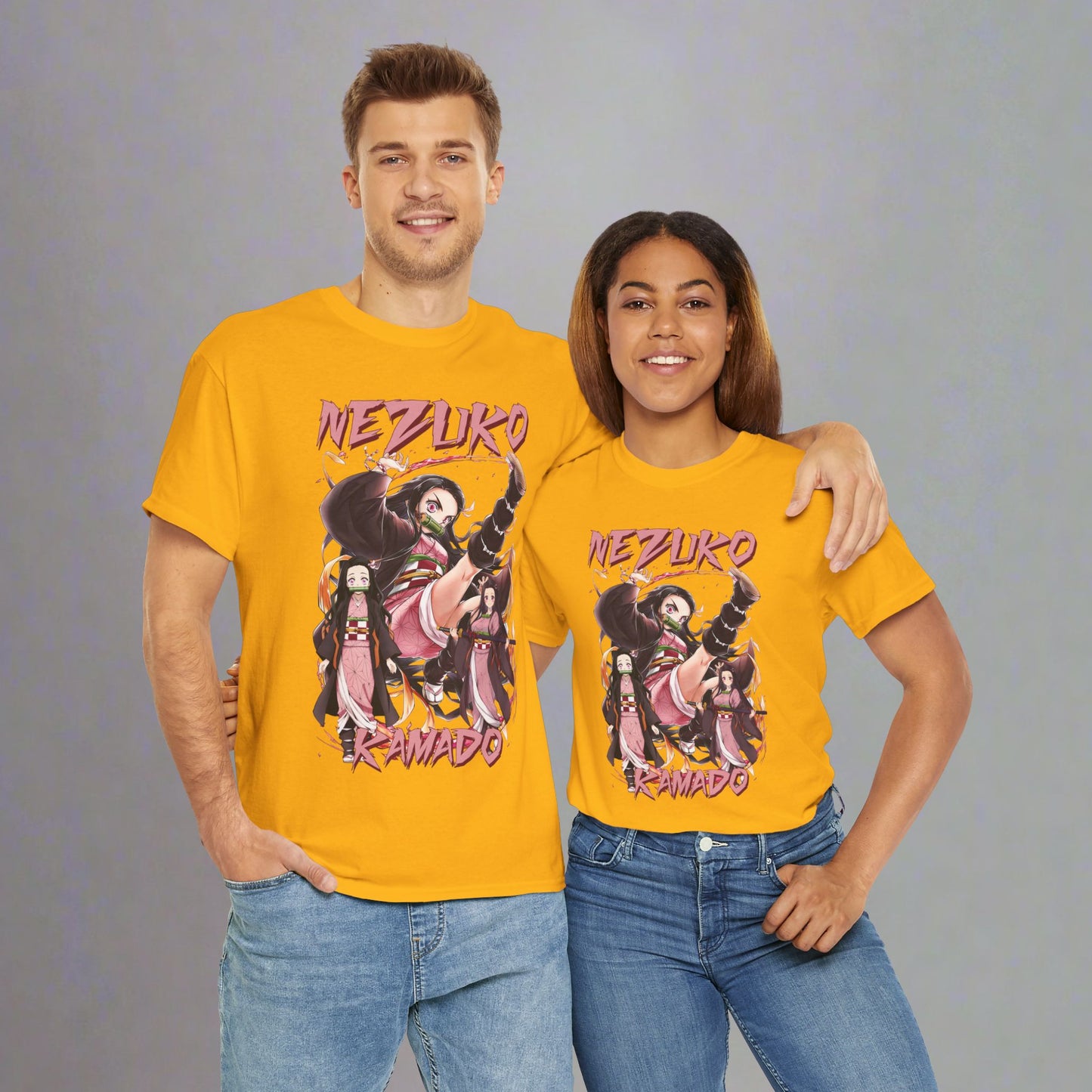 OMNI™ Demon Slayer Nezuko Kamado Unisex Heavy Cotton T-Shirt