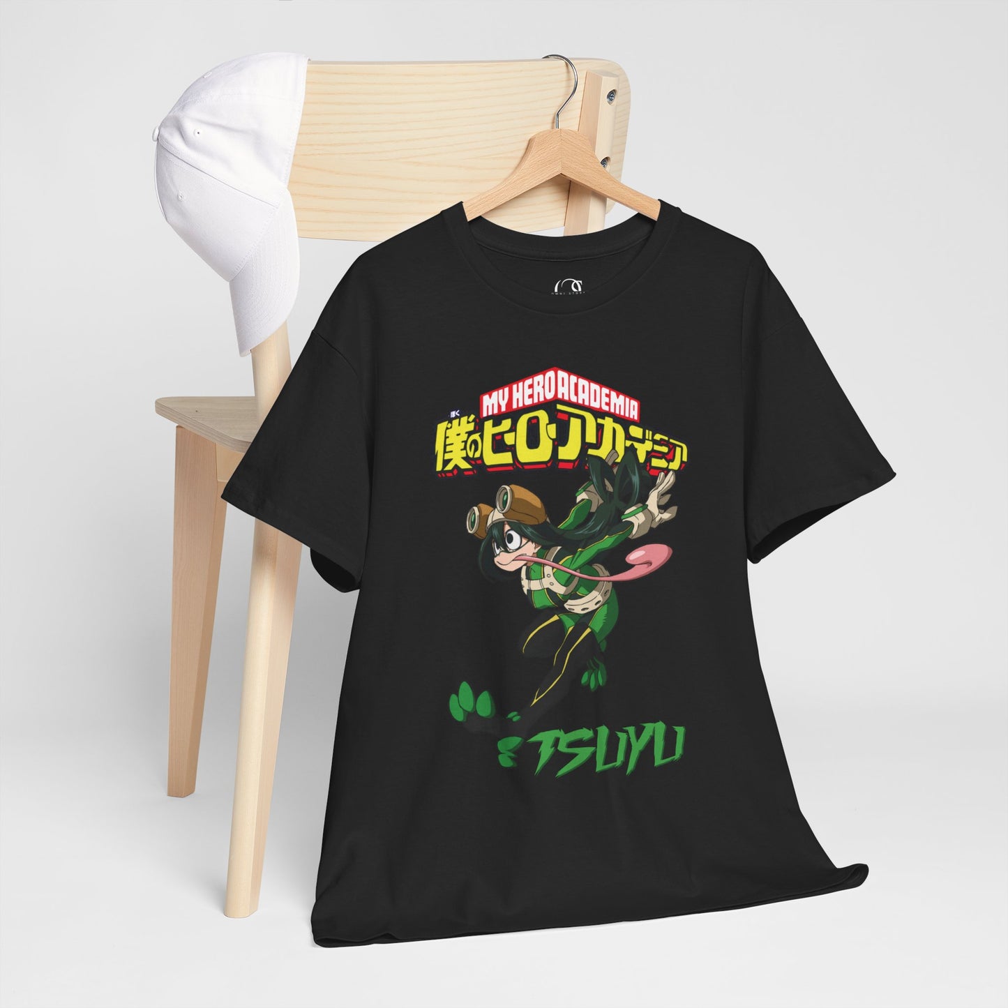 OMNI™ My Hero Academia Tsuyu Asui Unisex Heavy Cotton T-Shirt