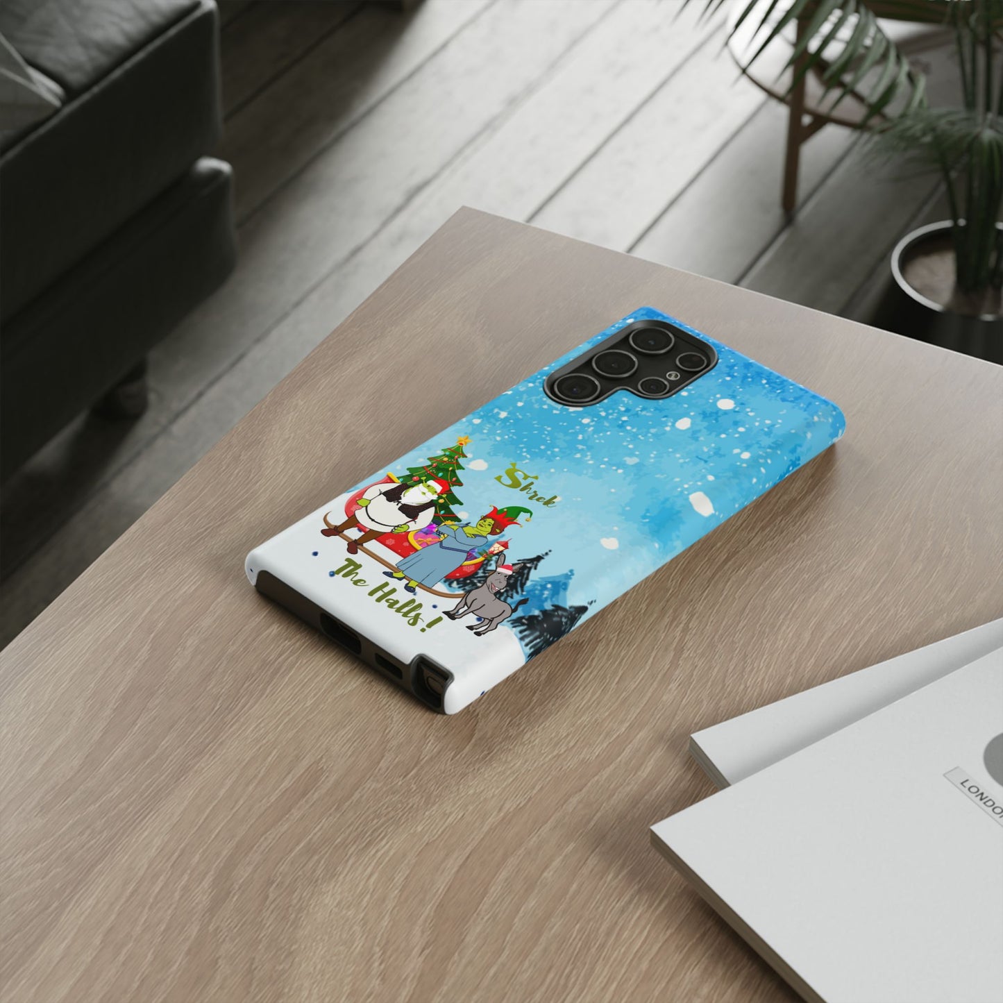 OMNI™ Shrek The Halls! (Shrek Trio: Shrek, Fiona and Donkey) Christmas Themed Phone Cases