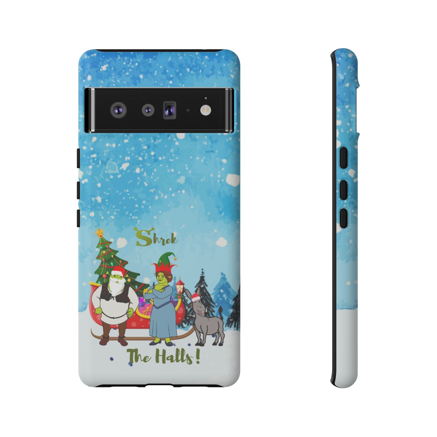 OMNI™ Shrek The Halls! (Shrek Trio: Shrek, Fiona and Donkey) Christmas Themed Phone Cases