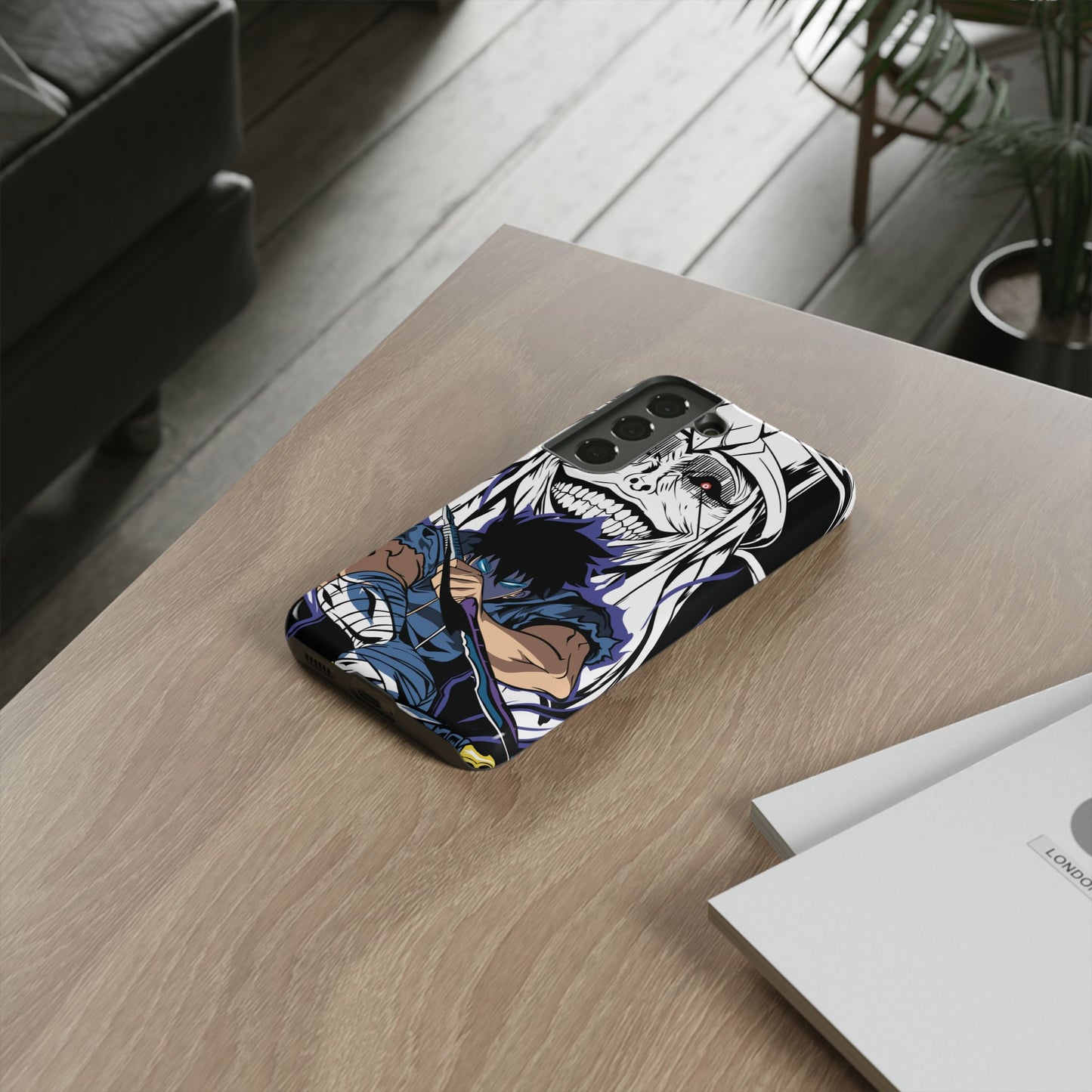 OMNI™ Solo Leveling Sung Jinwoo Vs Statue Of God II Double Layered Phone Case