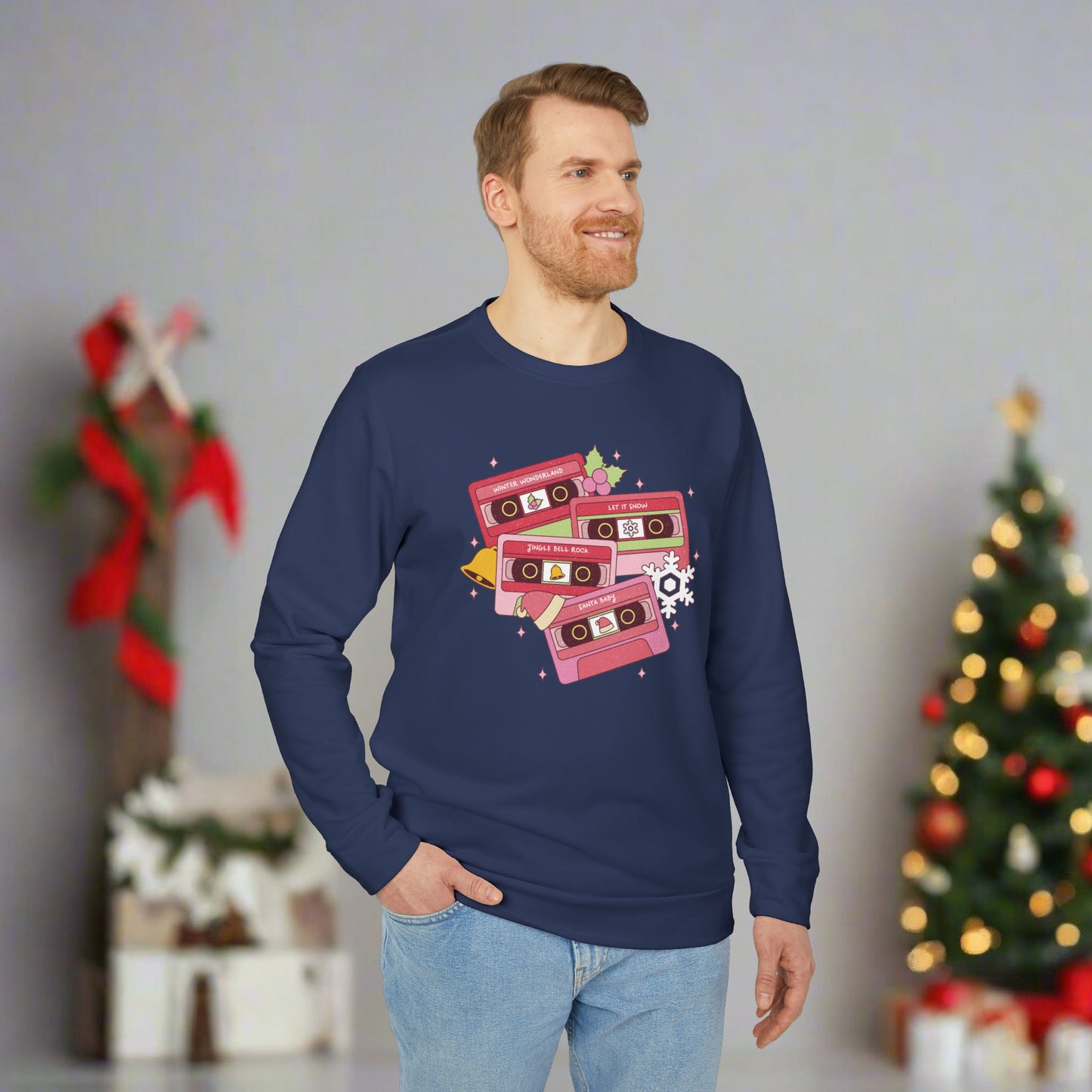 OMNI™ Christmas Carol Adidas Unisex Fleece Crewneck Sweatshirt