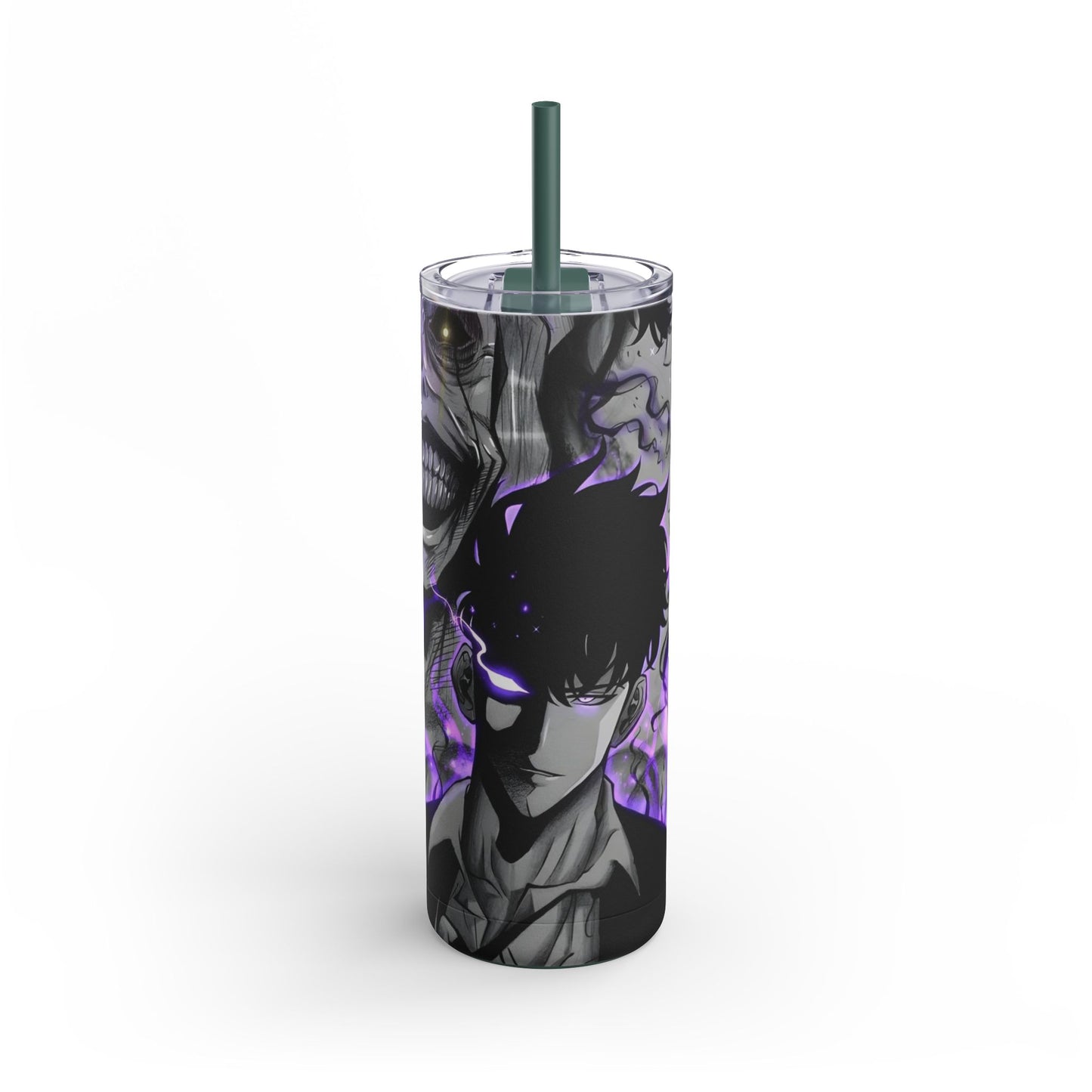 OMNI™ Solo Leveling Shadow Monarch Skinny Matte Tumbler