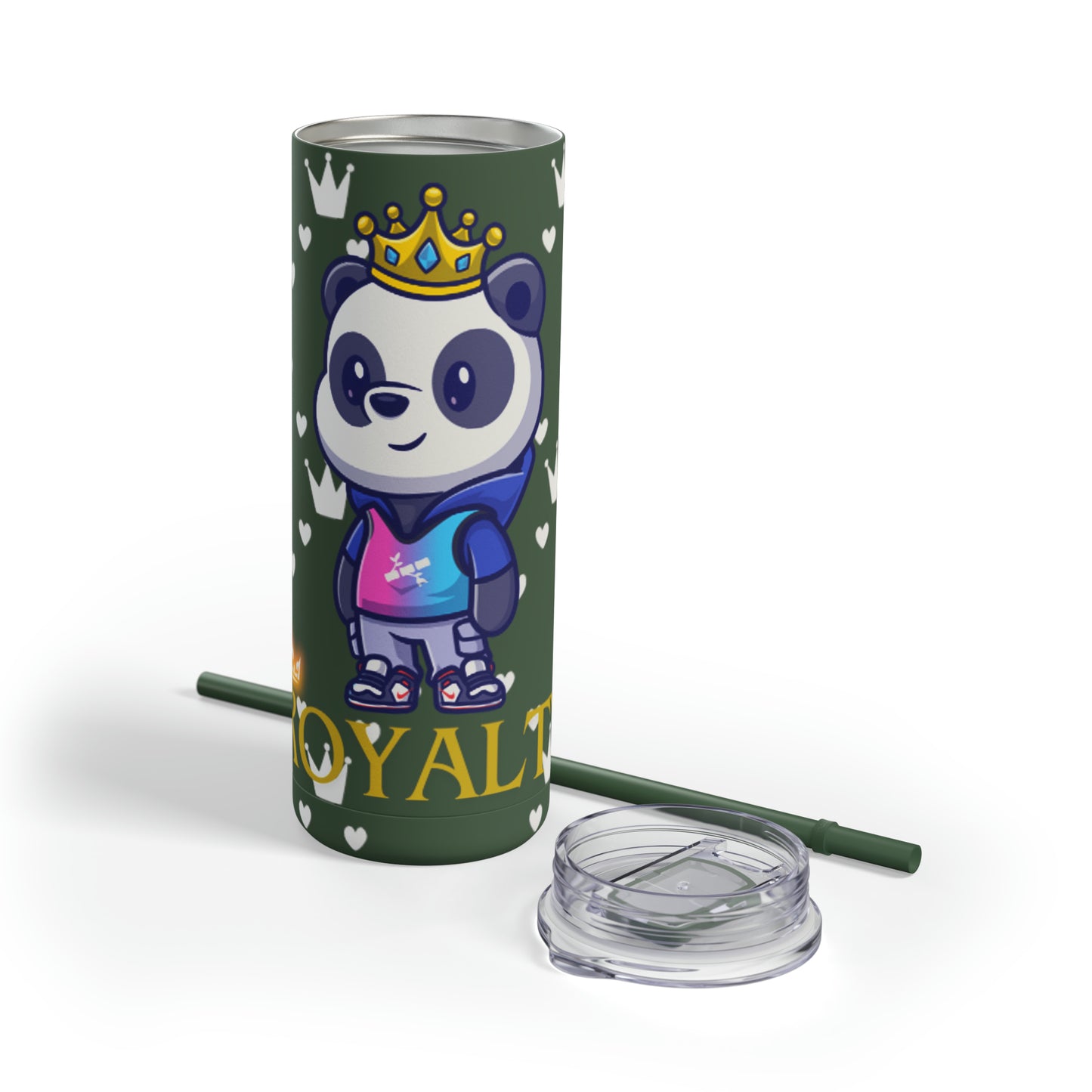 OMNI™ Royalty Panda Maars Maker Skinny Matte Tumbler (20oz)