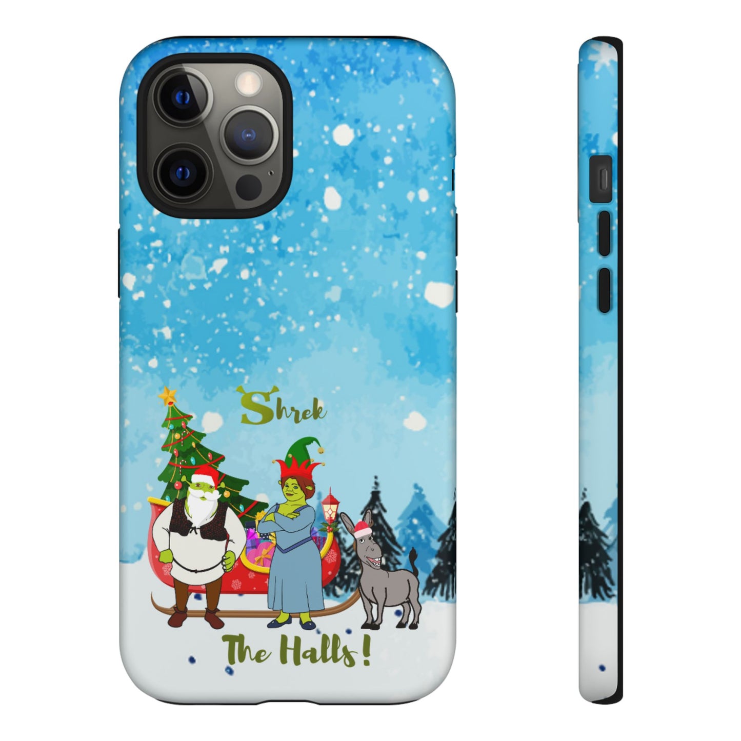 OMNI™ Shrek The Halls! (Shrek Trio: Shrek, Fiona and Donkey) Christmas Themed Phone Cases