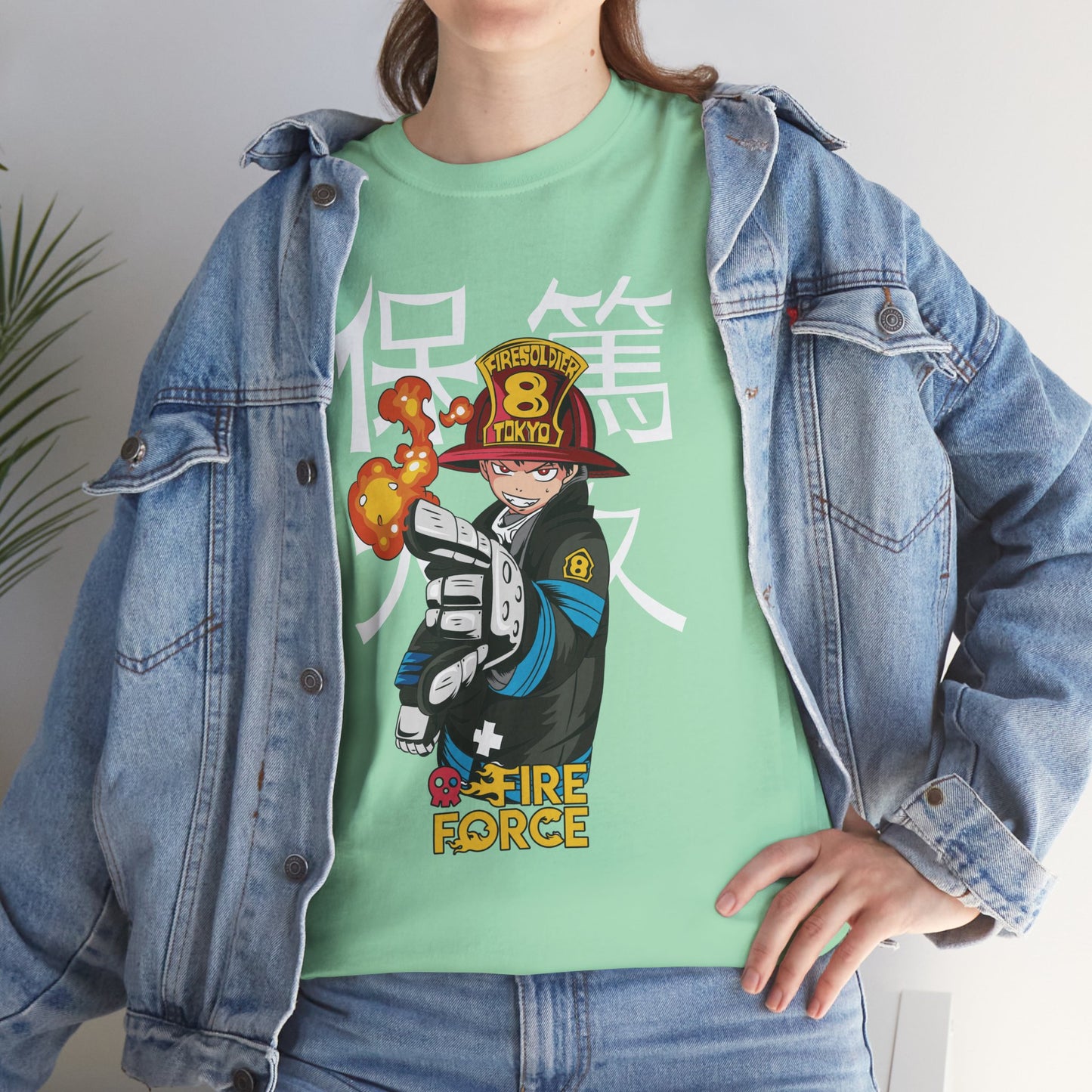 OMNI™ Fire Force Shinra Kusakabe Unisex Heavy Cotton T-Shirt