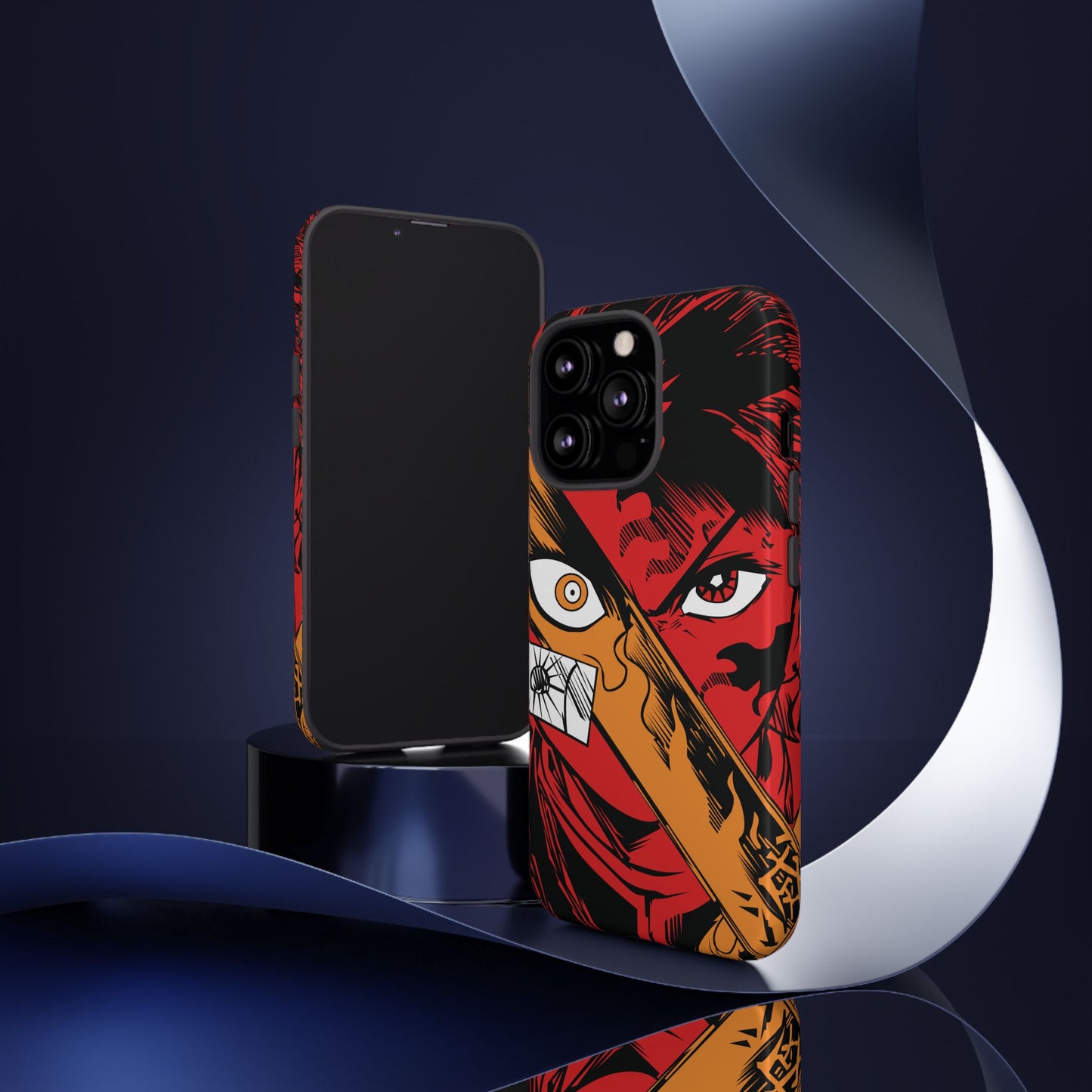OMNI™ Demon Slayer Tanjiro Kamado Slayer Mark Double Layered Phone Case