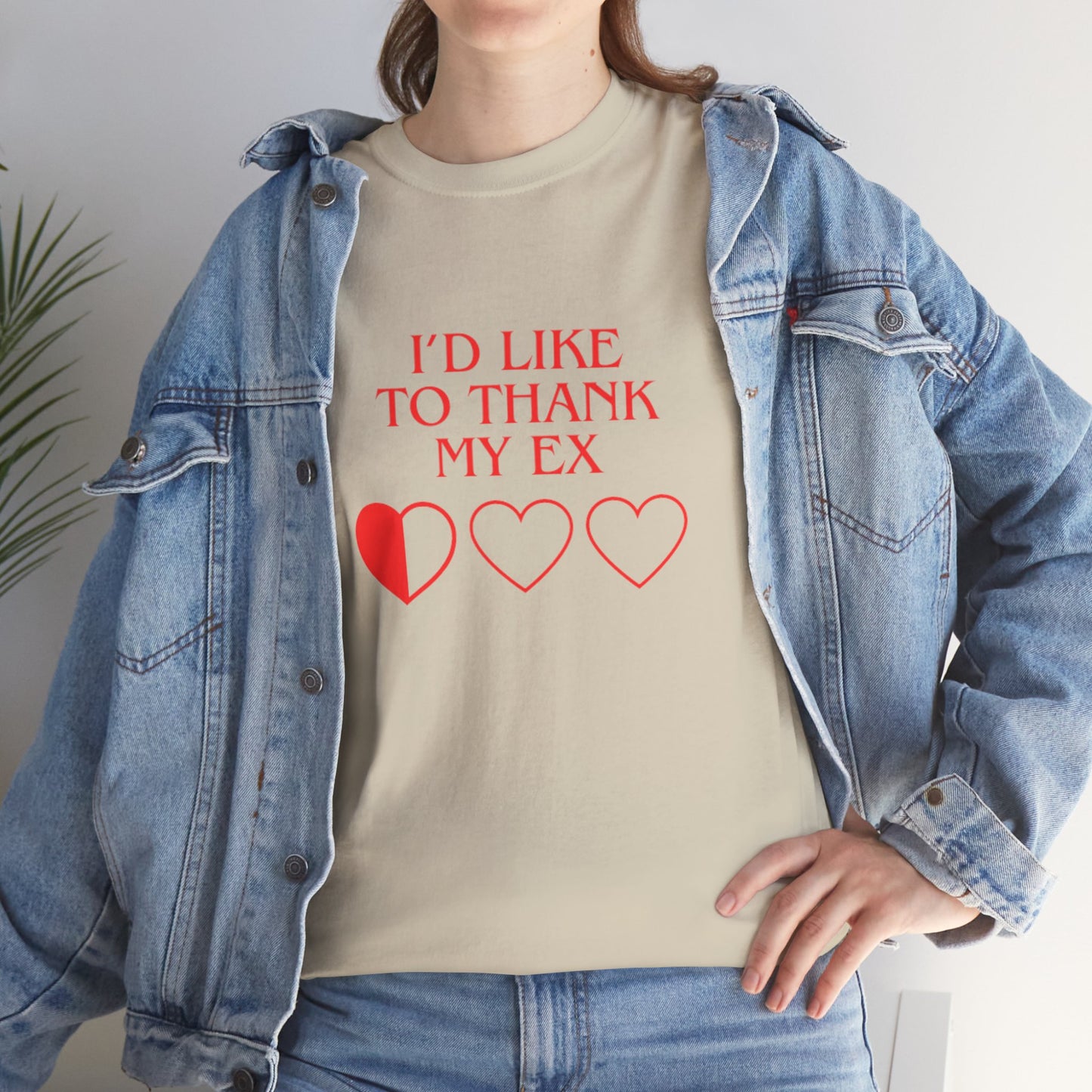 OMNI™ I'D Like To Thank My Ex Unisex Heavy Cotton T-Shirt