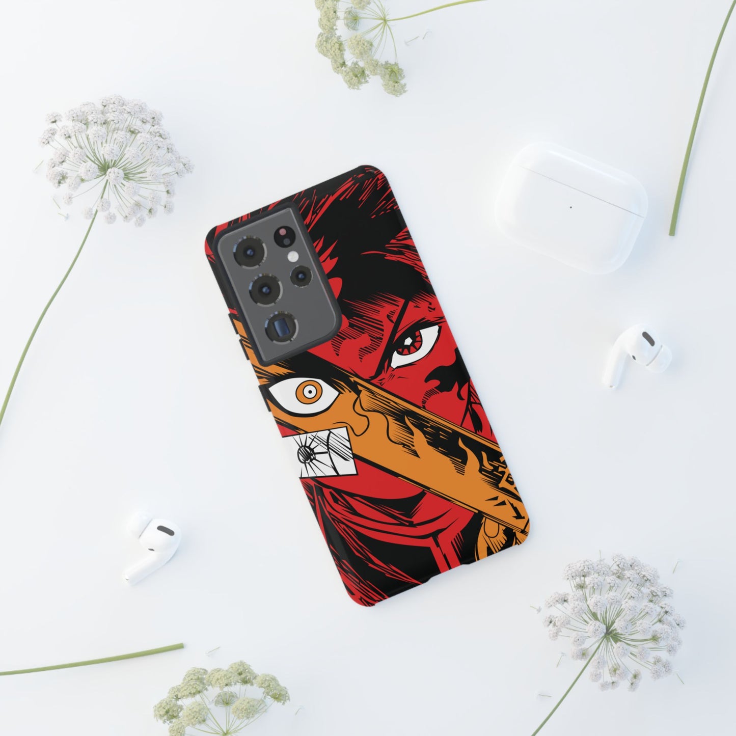 OMNI™ Demon Slayer Tanjiro Kamado Slayer Mark Double Layered Phone Case