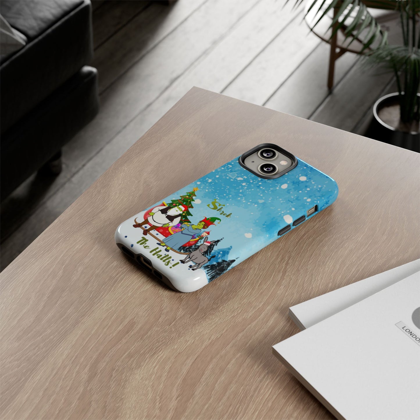 OMNI™ Shrek The Halls! (Shrek Trio: Shrek, Fiona and Donkey) Christmas Themed Phone Cases