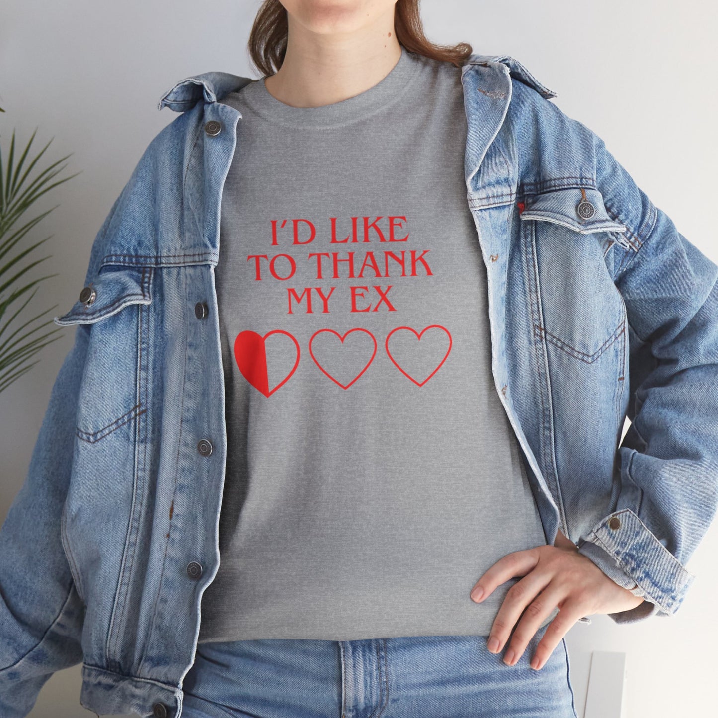 OMNI™ I'D Like To Thank My Ex Unisex Heavy Cotton T-Shirt