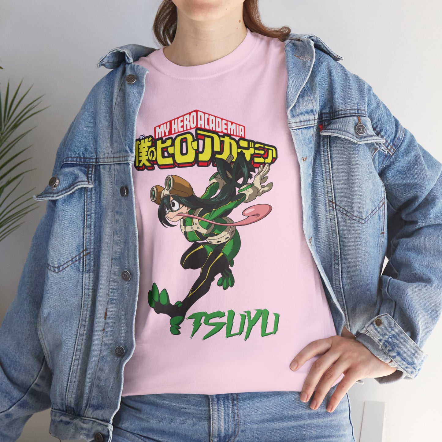 OMNI™ My Hero Academia Tsuyu Asui Unisex Heavy Cotton T-Shirt