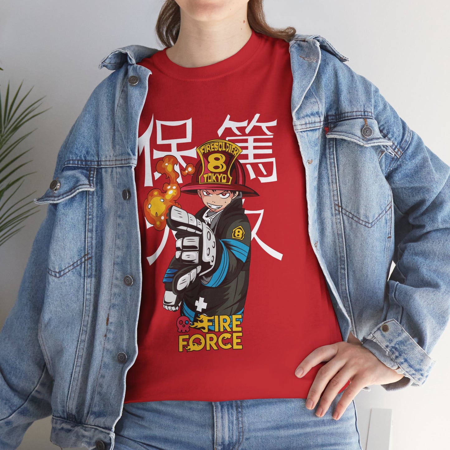 OMNI™ Fire Force Shinra Kusakabe Unisex Heavy Cotton T-Shirt