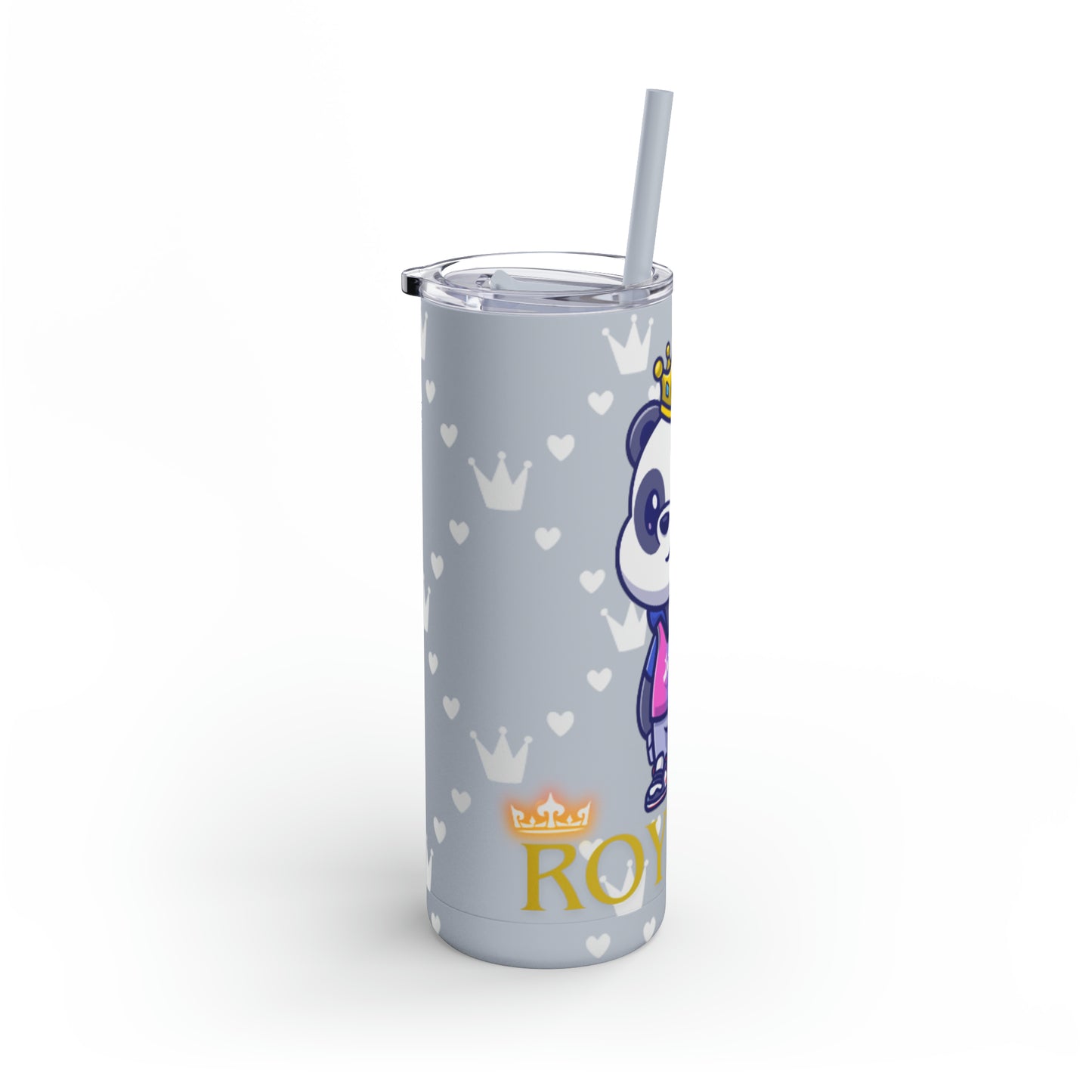 OMNI™ Royalty Panda Maars Maker Skinny Matte Tumbler (20oz)