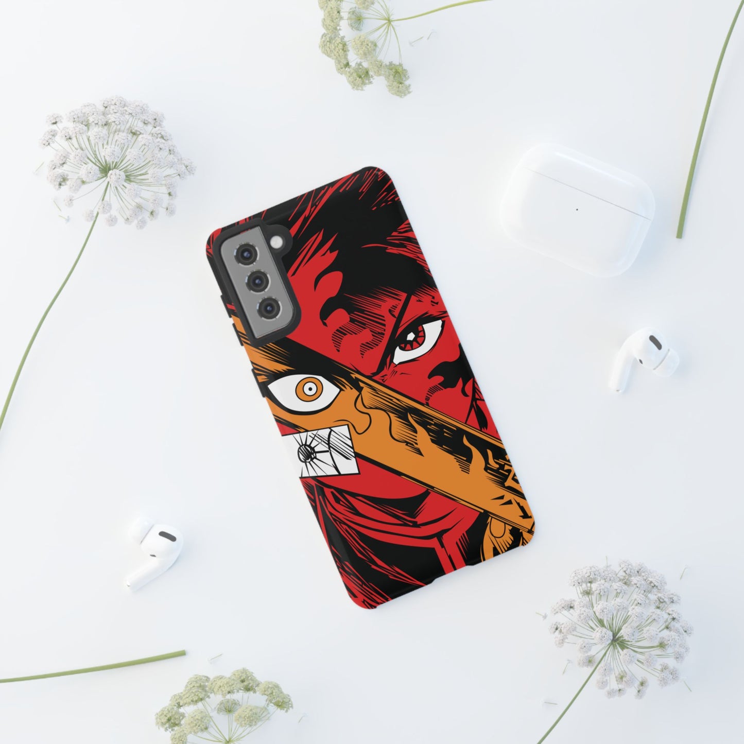 OMNI™ Demon Slayer Tanjiro Kamado Slayer Mark Double Layered Phone Case