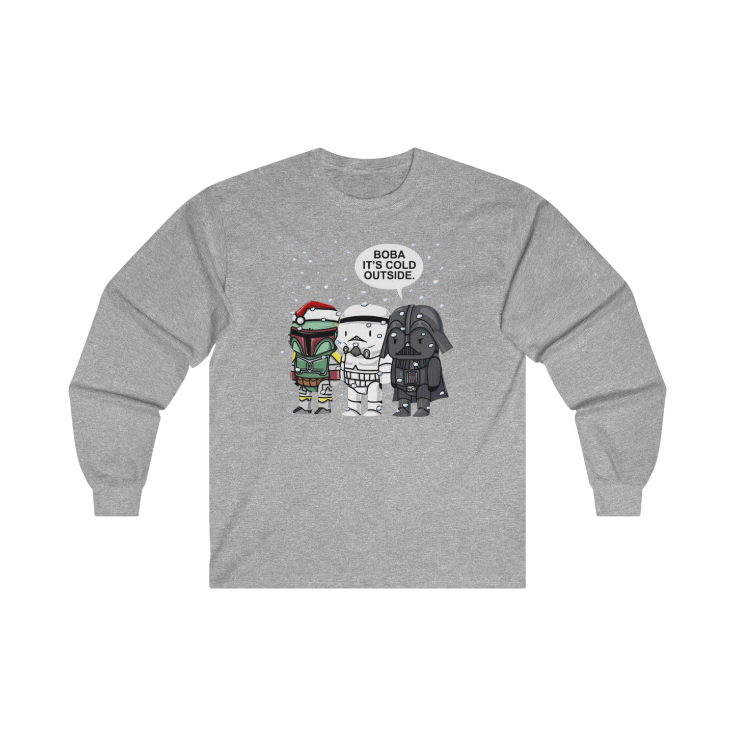 OMNI™ Star Wars Darth Vader Trio Christmas Themed Unisex Ultra Cotton Long Sleeve T-Shirt