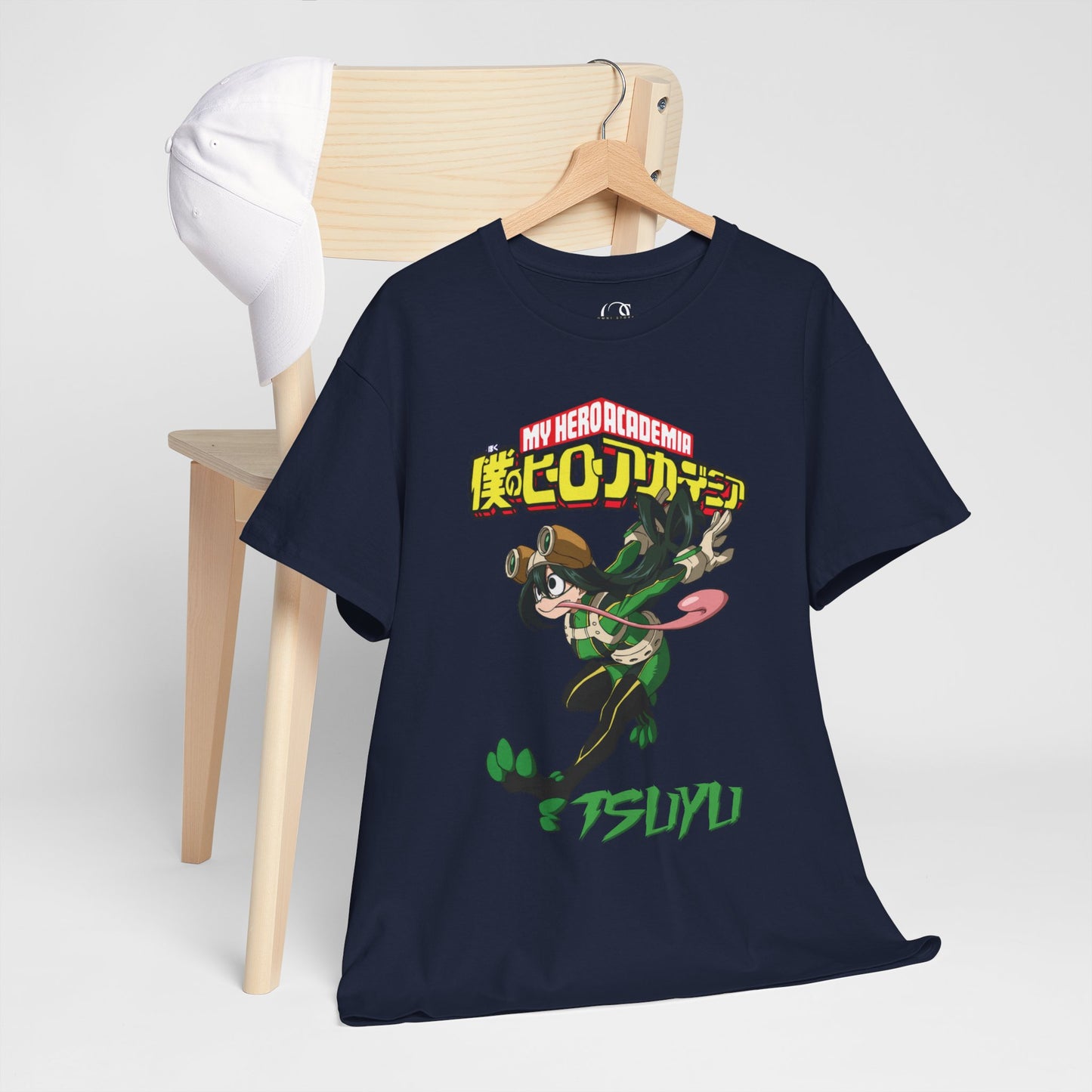 OMNI™ My Hero Academia Tsuyu Asui Unisex Heavy Cotton T-Shirt