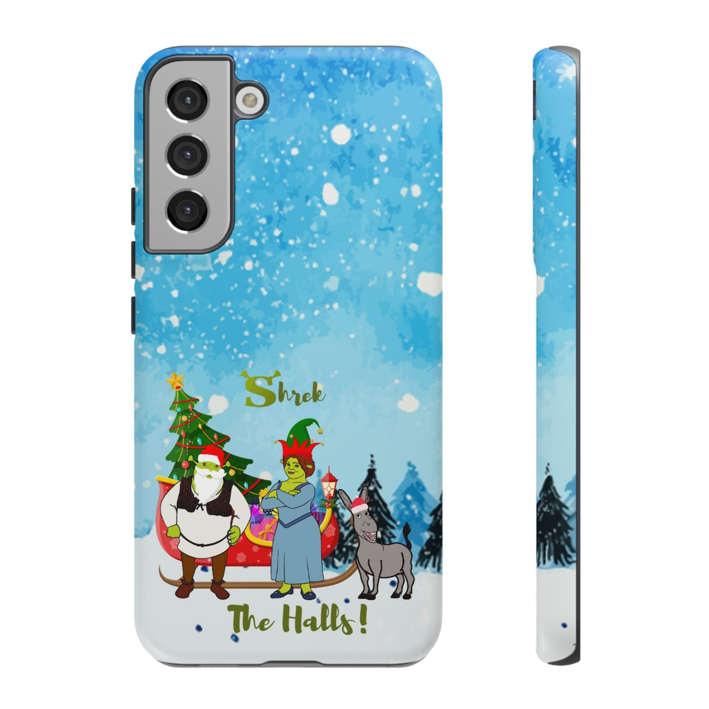OMNI™ Shrek The Halls! (Shrek Trio: Shrek, Fiona and Donkey) Christmas Themed Phone Cases