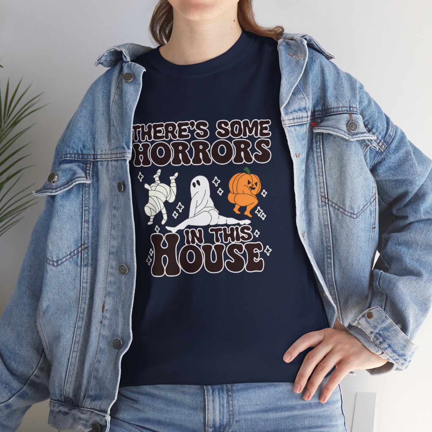 There's Some Horrors In This House Unisex Heavy Cotton Tee
