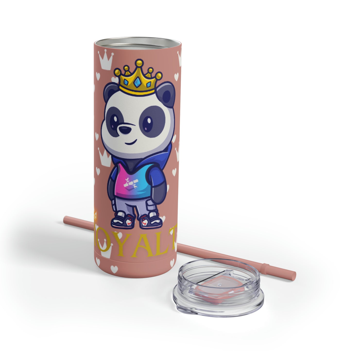 OMNI™ Royalty Panda Maars Maker Skinny Matte Tumbler (20oz)