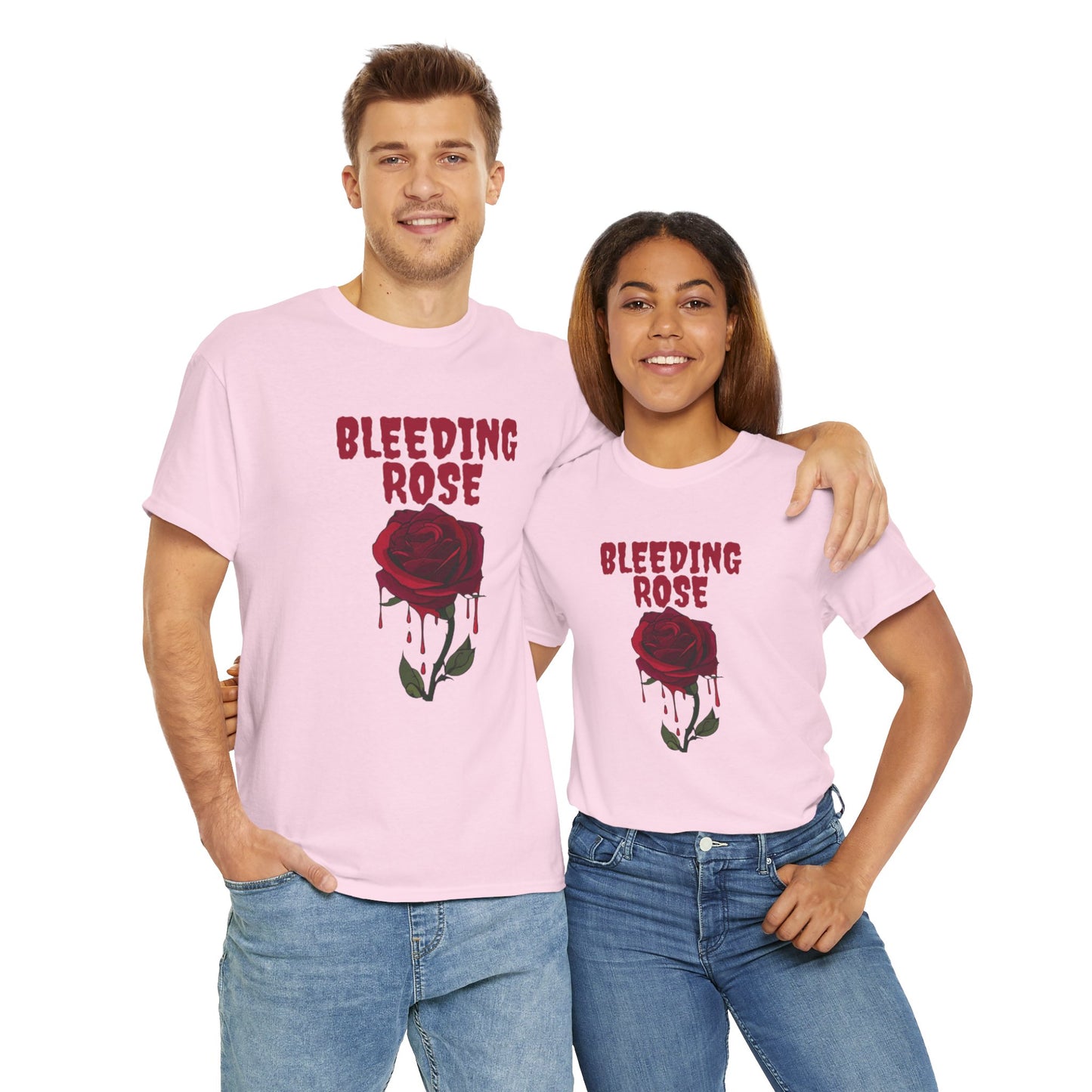 OMNI™ Bleeding Rose Unisex Heavy Cotton T-Shirt