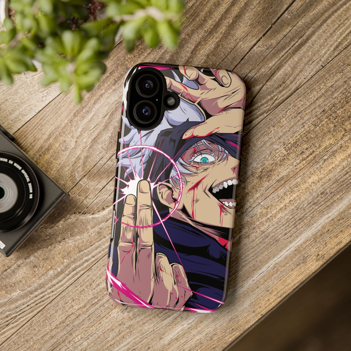 OMNI™ Jujutsu Kaisen Satoru Gojo Reversal Red Technique Double Layered Phone Case