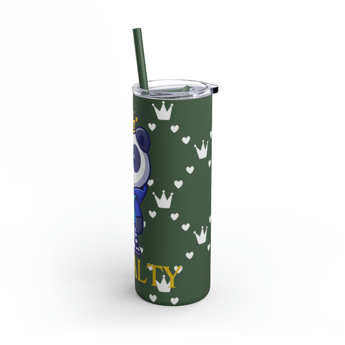 OMNI™ Royalty Panda Maars Maker Skinny Matte Tumbler (20oz)