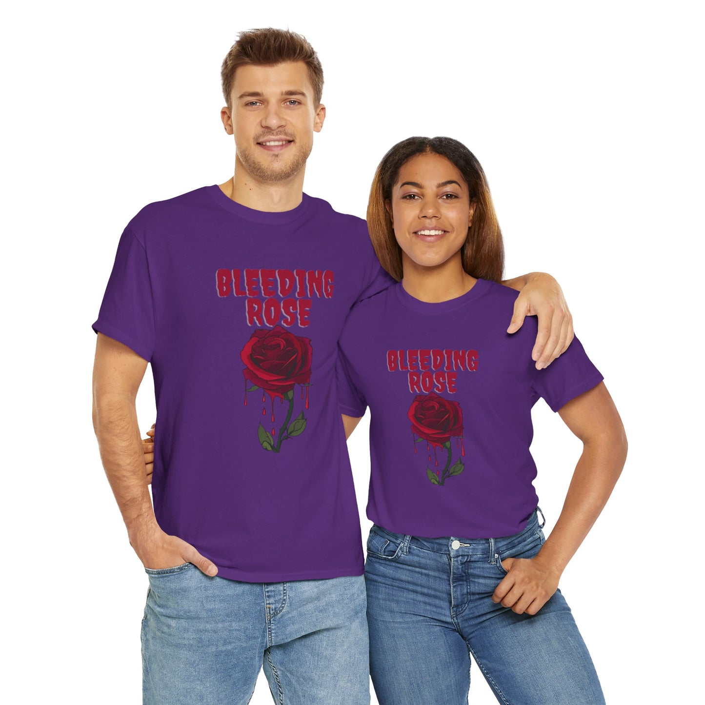 OMNI™ Bleeding Rose Unisex Heavy Cotton T-Shirt