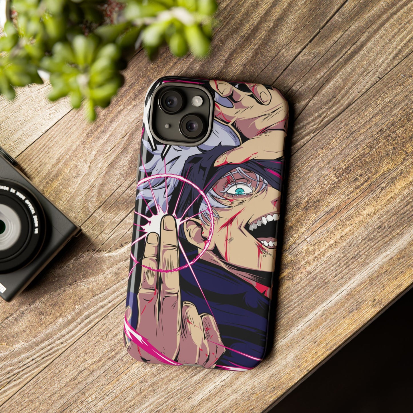OMNI™ Jujutsu Kaisen Satoru Gojo Reversal Red Technique Double Layered Phone Case