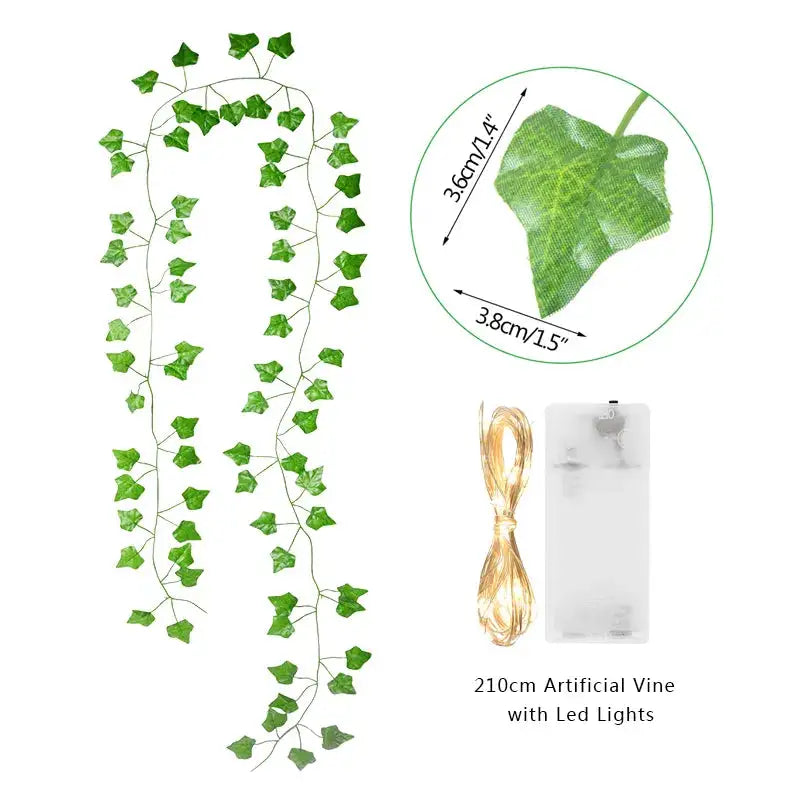 OMNI™ Green Leaf String Lights