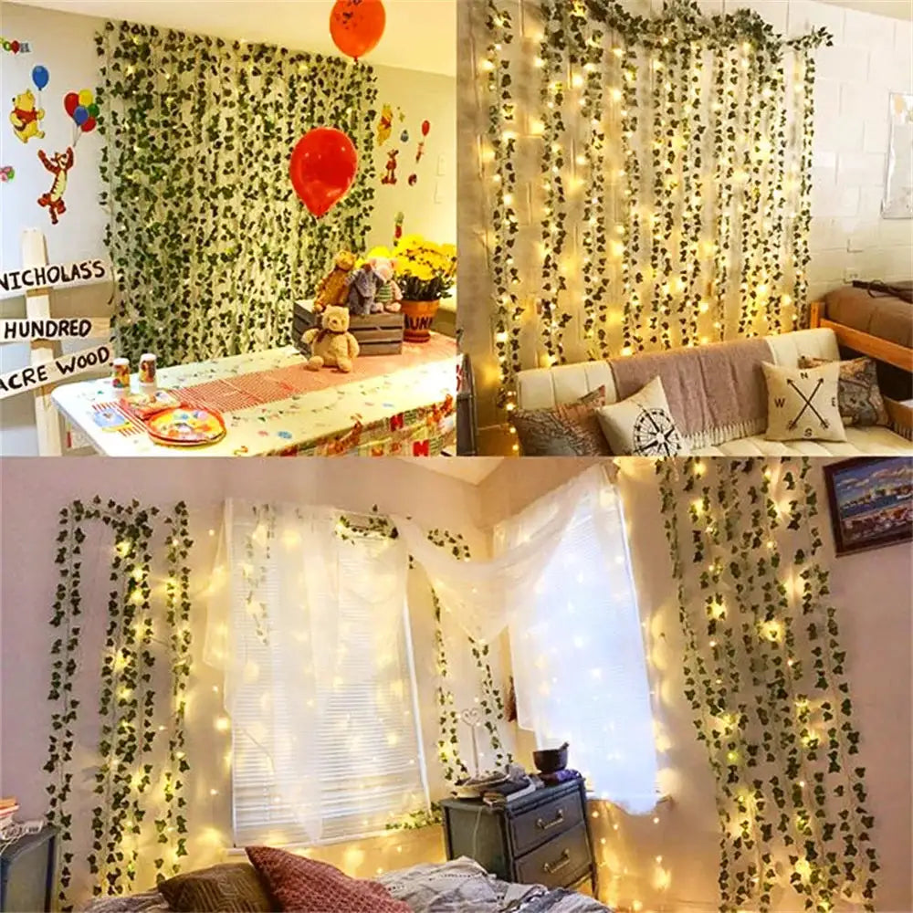 OMNI™ Green Leaf String Lights