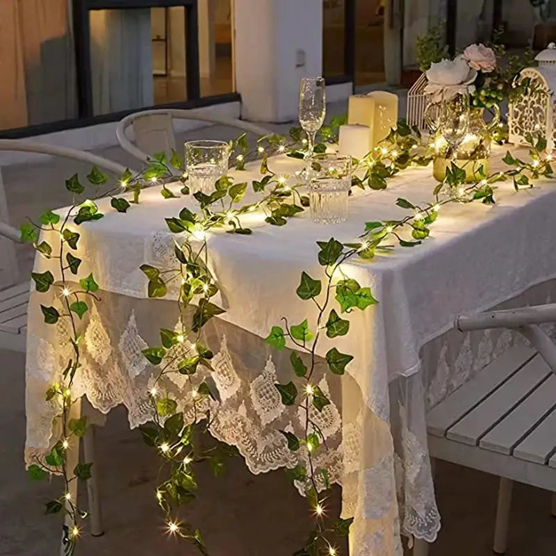 OMNI™ Green Leaf String Lights
