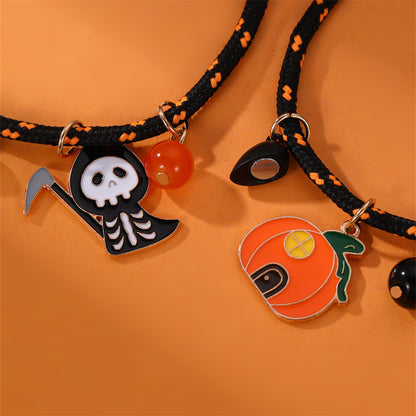 OMNI™ Halloween Ghost Pumpkin Rope Bracelet