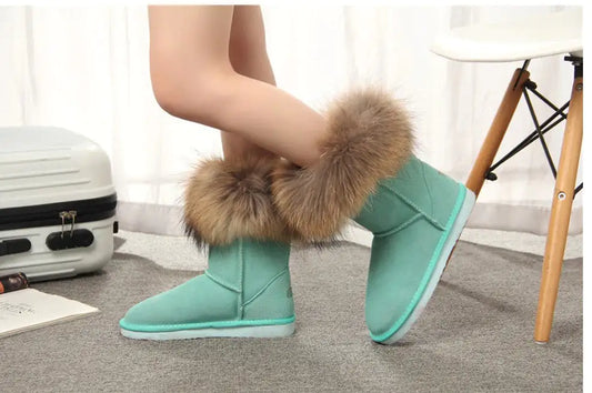 OMNI™ Women's Fox Fur Snow Boots