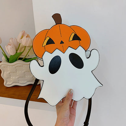 OMNI™ 3D Halloween Cartoon Pumpkin Ghost Shoulder Bag