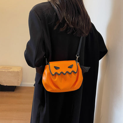 OMNI™ Halloween Pumpkin Bat Handbag