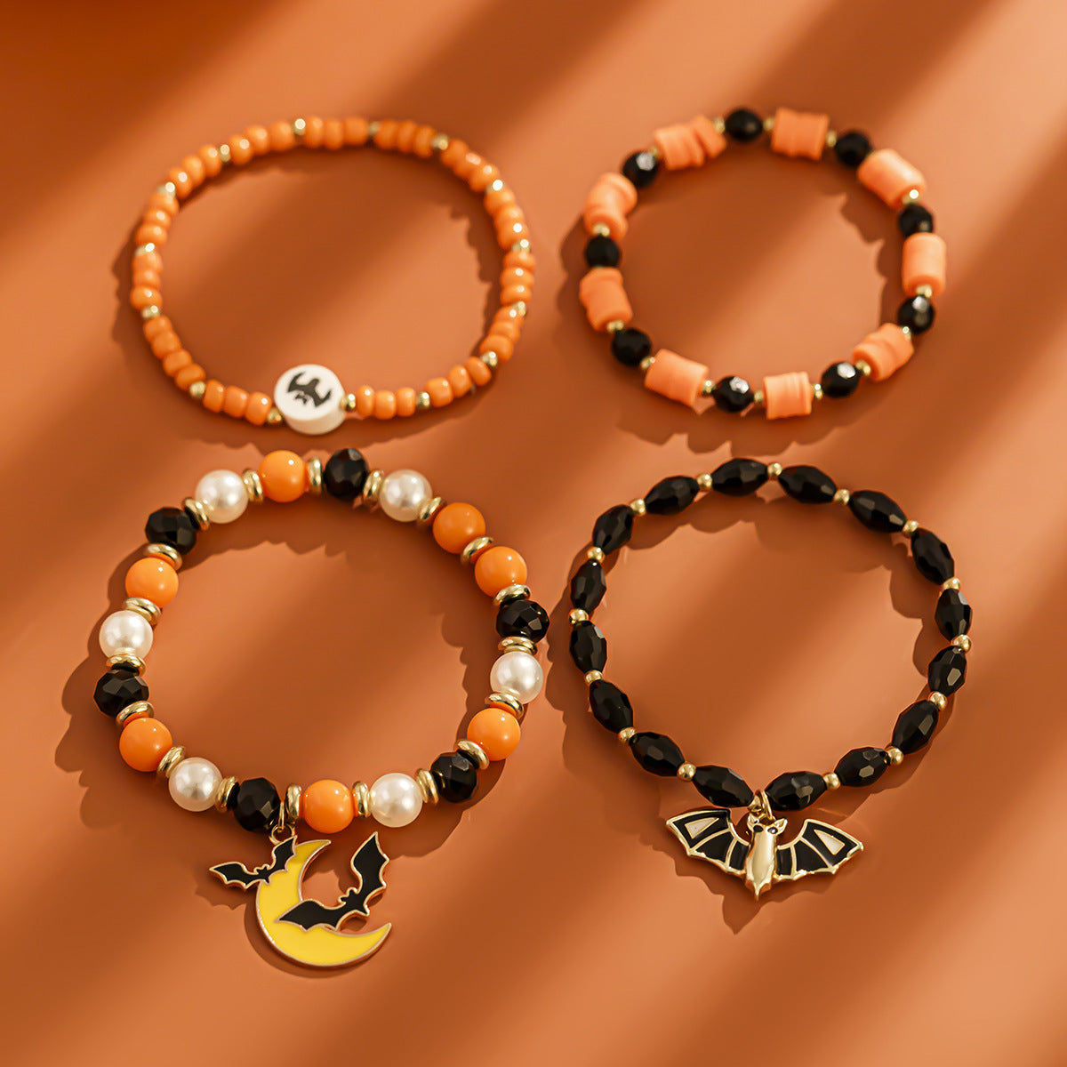 OMNI™ Simple Halloween Themed Crystal Bracelet Set