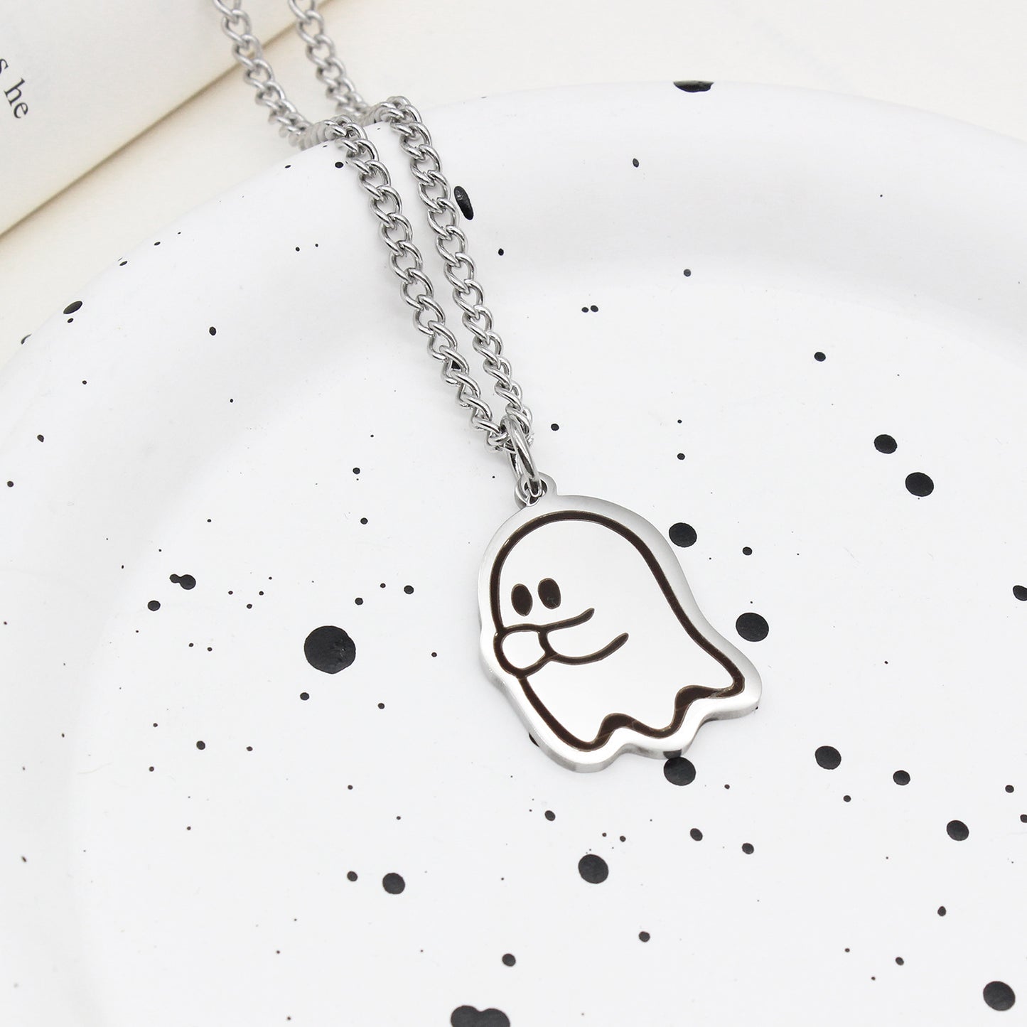 OMNI™ Halloween Cute Love Ghost Couples Necklace